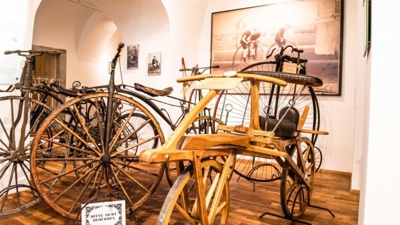 Fahrradmuseum Ausstellungsobjekt, © Mia Bodenstein