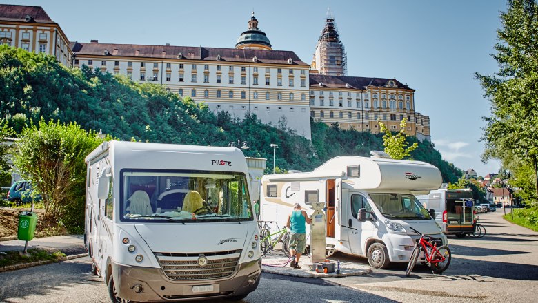 Wohnmobilstellplatz Melk, © Stadt Melk