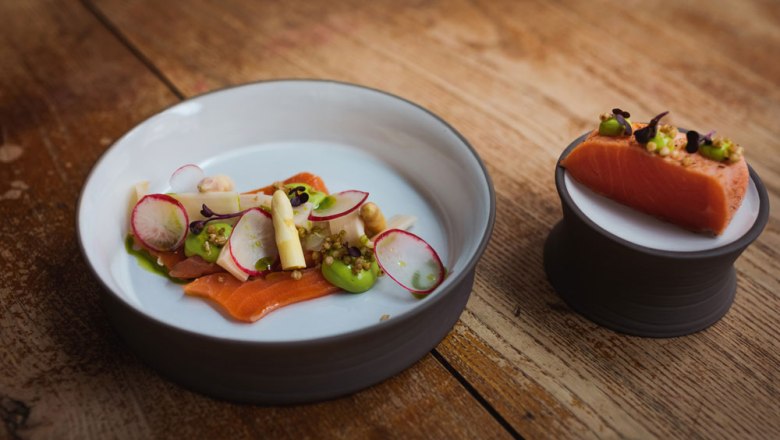 Lachs, Radieschen, Spargel, © Niederösterreich Werbung/Daniela Führer