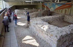 The walls of the eastern main gate of the Roman fort can be visited, © Stadtgemeinde Tulln