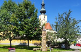 Großschönau mit Holzkunst, © BETZ Großschönau