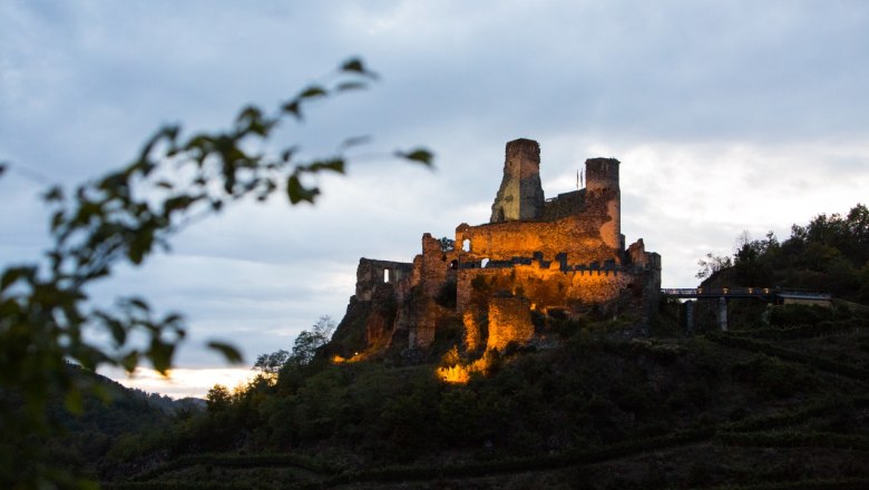 Burgruine Senftenberg Einfahrt Senftenberg von Imbach, © Verein zur Erhaltung der Burgruine Senftenberg