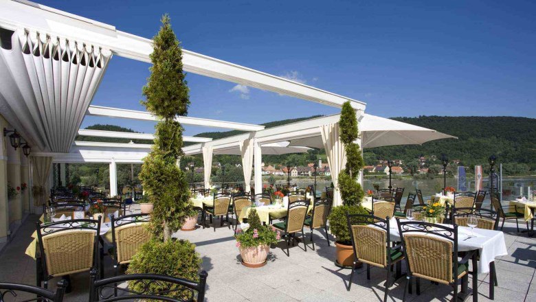 Residenz Wachau - Terrasse, © Hotel Donauterrasse