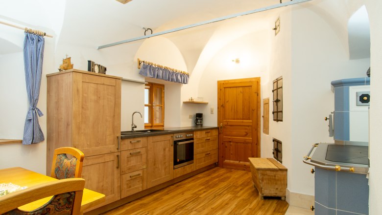 Kitchen with vaulted ceiling, © Andreas Gruber