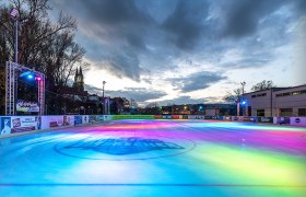 Eislaufplatz bei Party, © Martin Wacht, Happyland Klosterneuburg