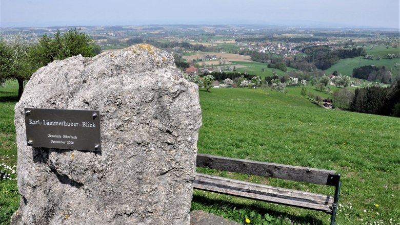 Karl-Lammerhuber-Blick, © Gemeinde Biberbach