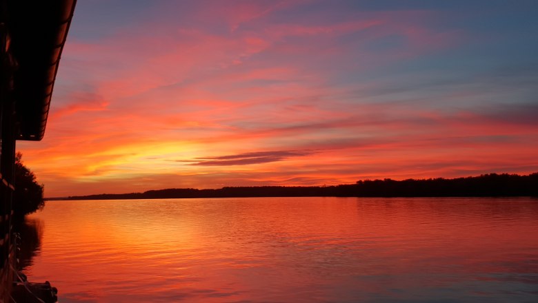 TD-Sonnenuntergang, © Wasserschischule Wördern