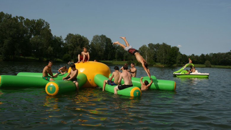 Oktopus im Aubad Tulln, © Stadtgemeinde Tulln