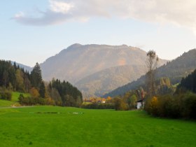 Schöner Ausblick auf den Dürrenstein (1878m), © Mostviertel - OÖ Mariazellerweg