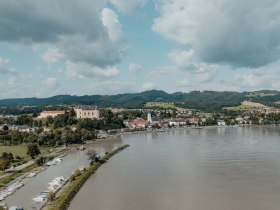 Blick auf Grein, © WGD Donau Oberösterreich Tourismus GmbH