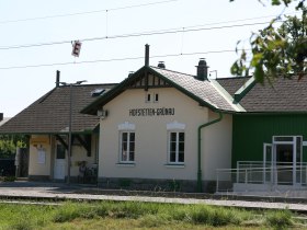 Bahnhofsgebäude Hofstetten Grünau, © Mostviertel