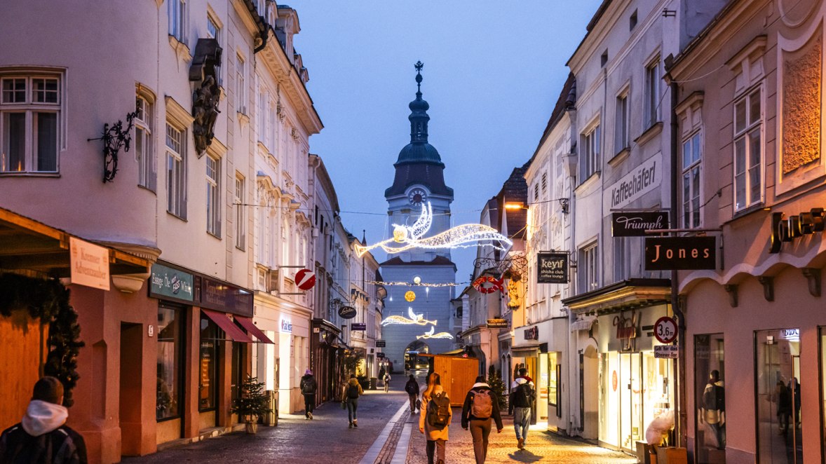 Pre-Christmas atmosphere in the old town of Krems, © Robert Herbst