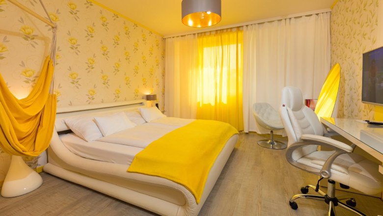 room "sun", © Boutiquehotel Freizeit-Tempel