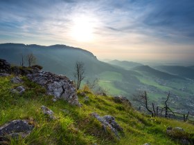 Ausblick Geländehütte Hohe Wand, © Wiener Alpen in Niederösterreich