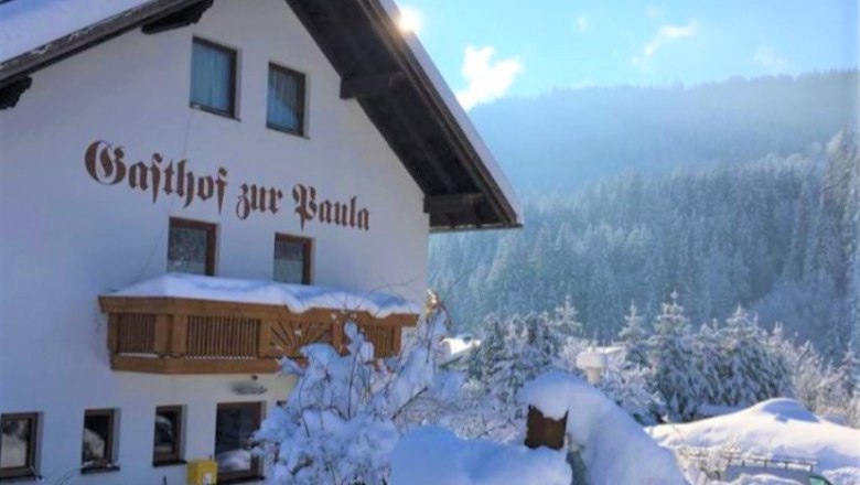 Winter beim Gasthof zur Paula, © Neumann Tina