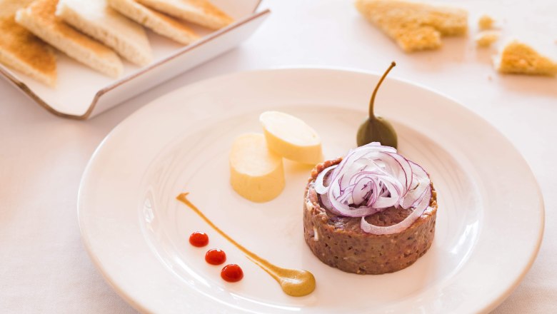 Restaurant am Sachsengang - Beef Tartare, © © Hotel Am Sachsengang