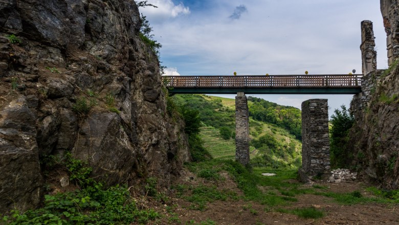 Übergang, © Verein zur Erhaltung der Burgruine Senftenberg