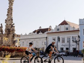 Querung des Kronplatzes in Langenlois, © Donau NÖ/Mara Hohla