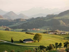 Sagenhafte Ausblicke erwarten die Wandernden (im Bild: Voralpenblick), © schwarz-koenig.at