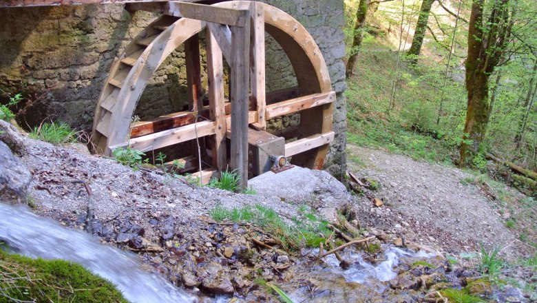 Mühlenrad Eibenmühle im Naturpark, © Marika Roth