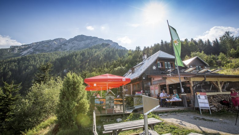 Blickplatz Edelweißhütte Schneeberg, © Wiener Alpen, Foto: Franz Zwickl