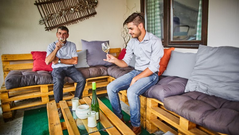 Weinverkostung bei Familie Heiderer, © Schmankerl & Gast Heiderer