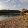 Badestrand an der Donau vor dem Areal, © Copyright