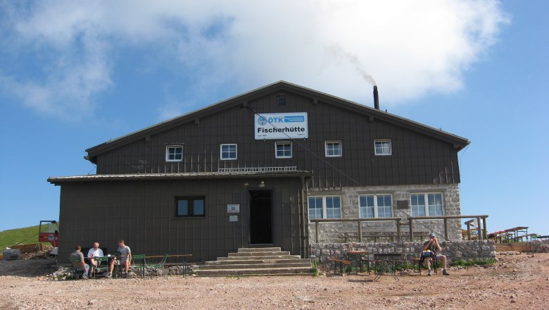 Fischerhütte Frontansicht, © ÖTK, Foto Roland Ladik