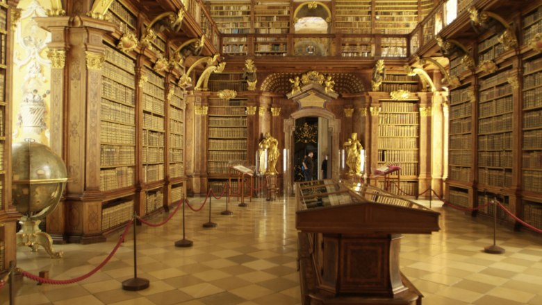 Bibliothek im Stift Melk, © Steve Haider