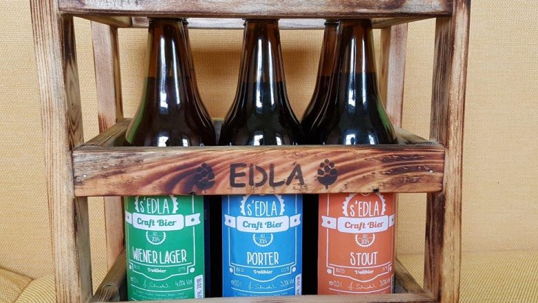 Craft Biere aus eigener Produktion, © s'Edla