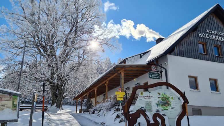 Almhütte im Winter, © Erika Pieber