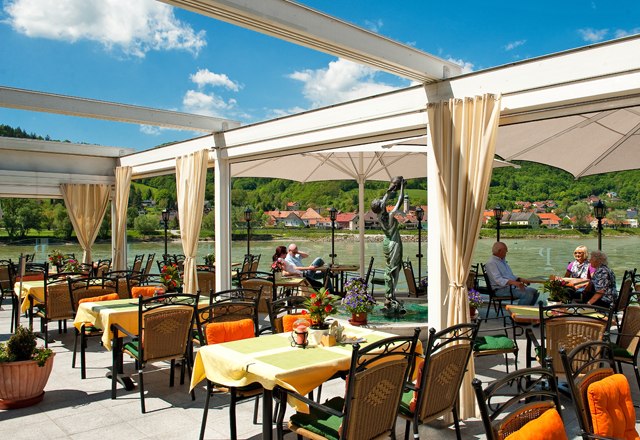 Restaurantterrasse, © Residenz Wachau