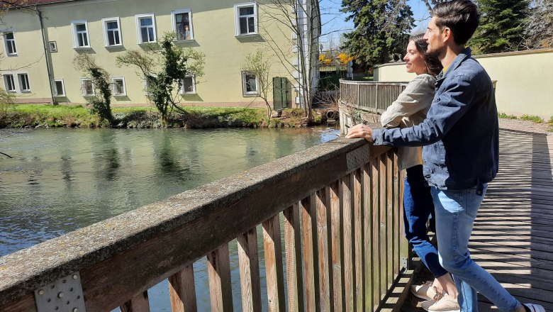 Eingang Kleine Au, Gutshof Rottner, Fischamend, © Donau Niederösterreich, Neubauer