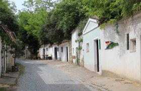 Kellergasse Radyweg, © Weinviertel Tourismus / Krönigsberger