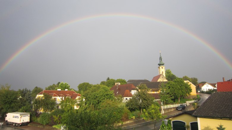 Rainbow over Gerersdorf, © Schild Renate