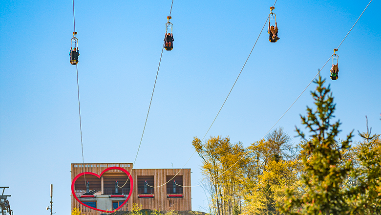 Rasant hinab ins Tal - Zipline Annaberg, © Martin Fülöp