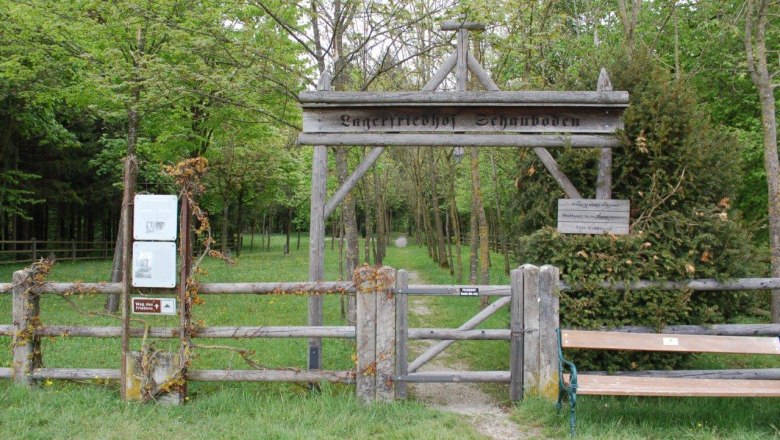 Purgstall prisoner-of-war camp: entrance to the Schauboden camp cemetery, © ARDIG, Volker Lindinger