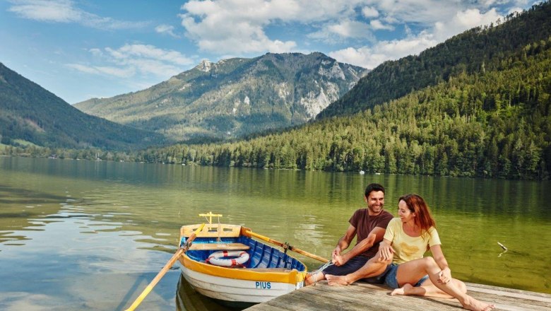 Bootfahren am Lunzer See, © Niederösterreich Werbung/Michael Liebert