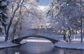 Lenaubrücke im Kurpark, © Marktgemeinde Reichenau