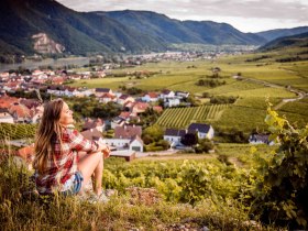 Weißenkirchen in der Wachau Ausblick, © NÖW_Sabine Wieser