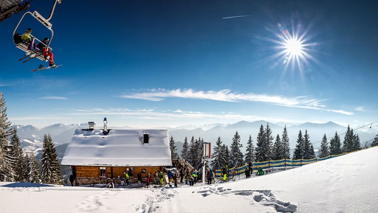 So präsentiert sich s'Balzplatzerl im Winter., © Martin Krcal