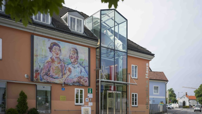 Aussengalerie Oskar Kokoschka Haus, © Robert Herbst