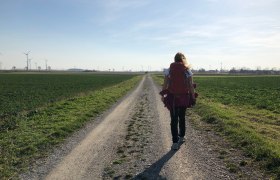 Wanderer am Jakobsweg, © Donau Niederösterreich - Römerland Carnuntum-Marchfeld