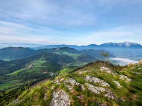 Ausblick Geländehütte Hohe Wand, © Wiener Alpen in Niederösterreich