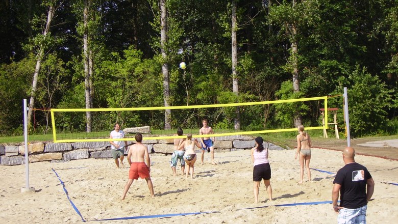 Beachvolleyball, © Marktgemeinde Hirschbach