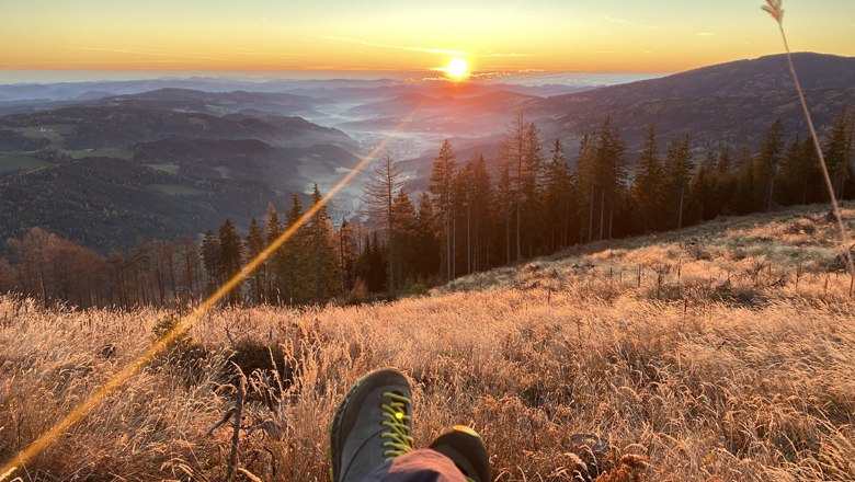 Sonnenaufgang am Otter, © Wiener Alpen