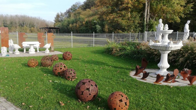 Edelrost Kugeln, © Gartendekor-Verkauf Karl Hickersberger