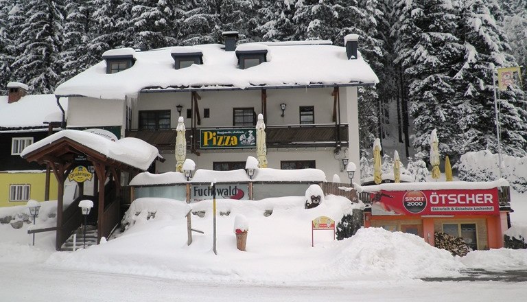 Pizza-Restaurant Fuchswald im Winter, © ÖTV