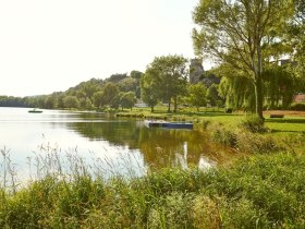 Bademöglichkeit am Donausee in Weitenegg, © Donau Niederösterreich / Klaus Engelmayer