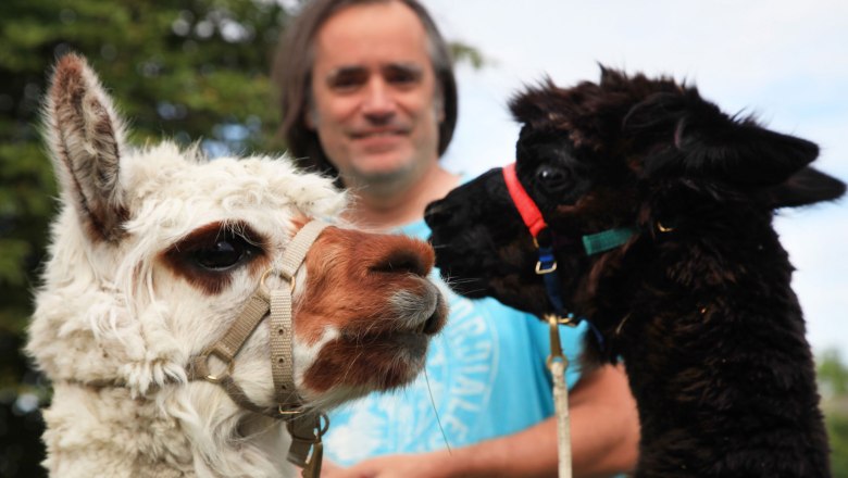 Michael Berner mit Fabian und Scirocco, © Fotografin Barbara Krobath